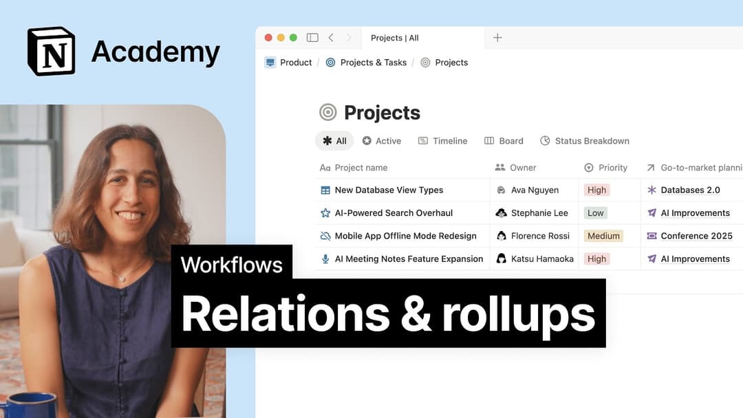 Relations & rollups