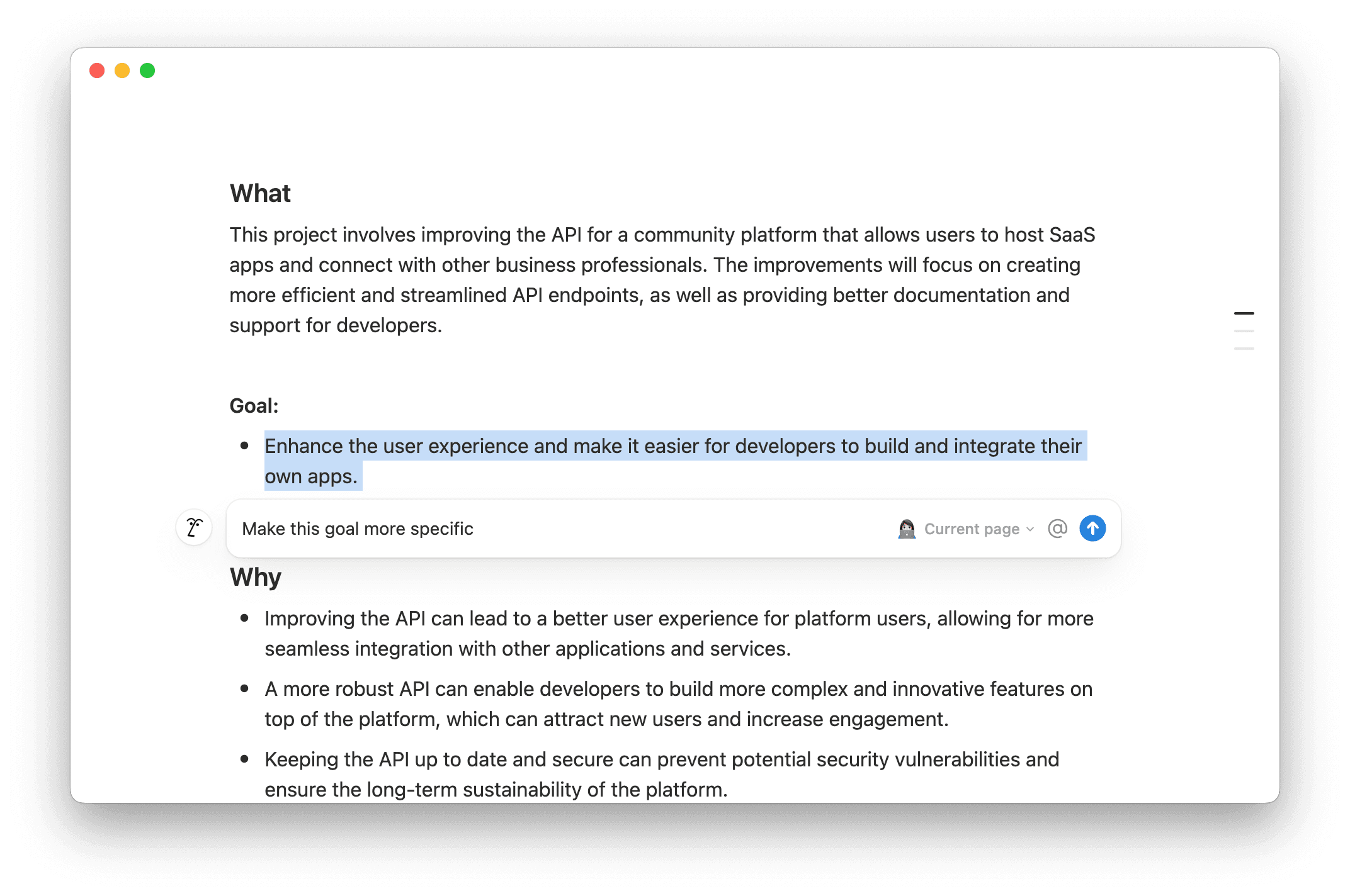 hc: notion ai inline