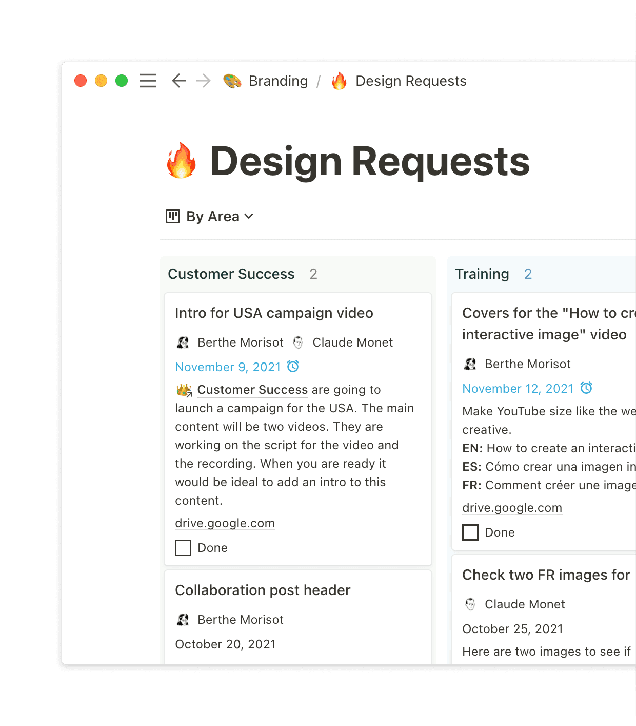 Request, execute, and deliver design requests—all from one place.